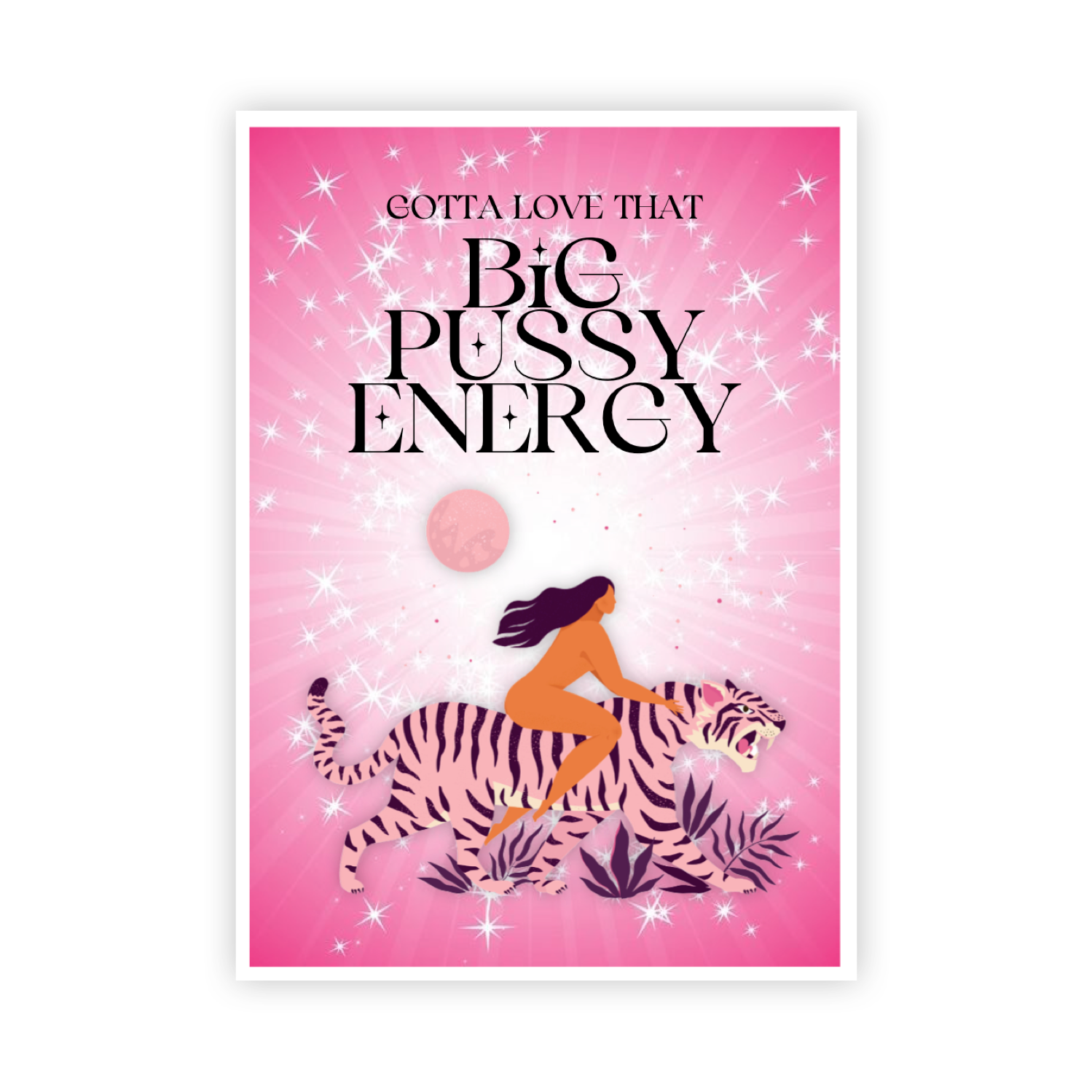 Adults Only Greeting Card - Big Pussy Energy
