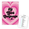Adults Only Greeting Card - My Love Language is....