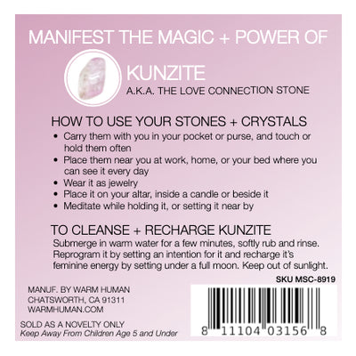 Manifest the Magic + Power of Your Crystal Kunzite