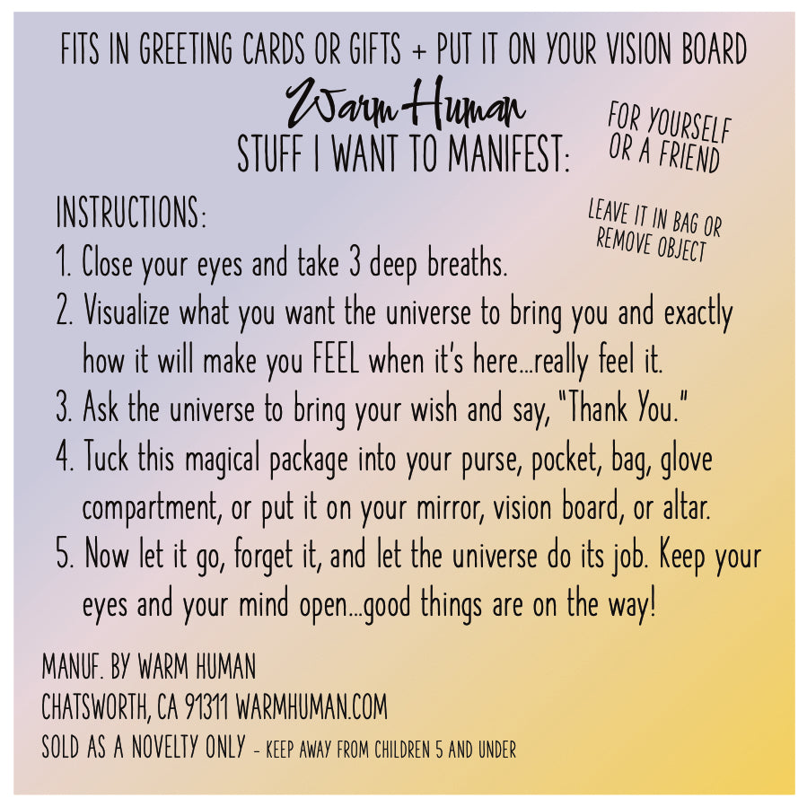 Stuff I Want To Manifest : A Small Human That Might Sorta Look Like Me