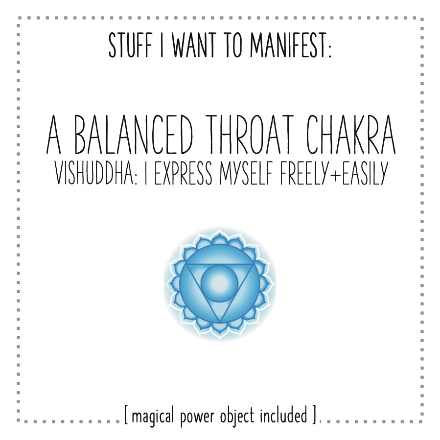 Stuff I Want To Manifest : A Balanced Throat Chakra / Vishuddha