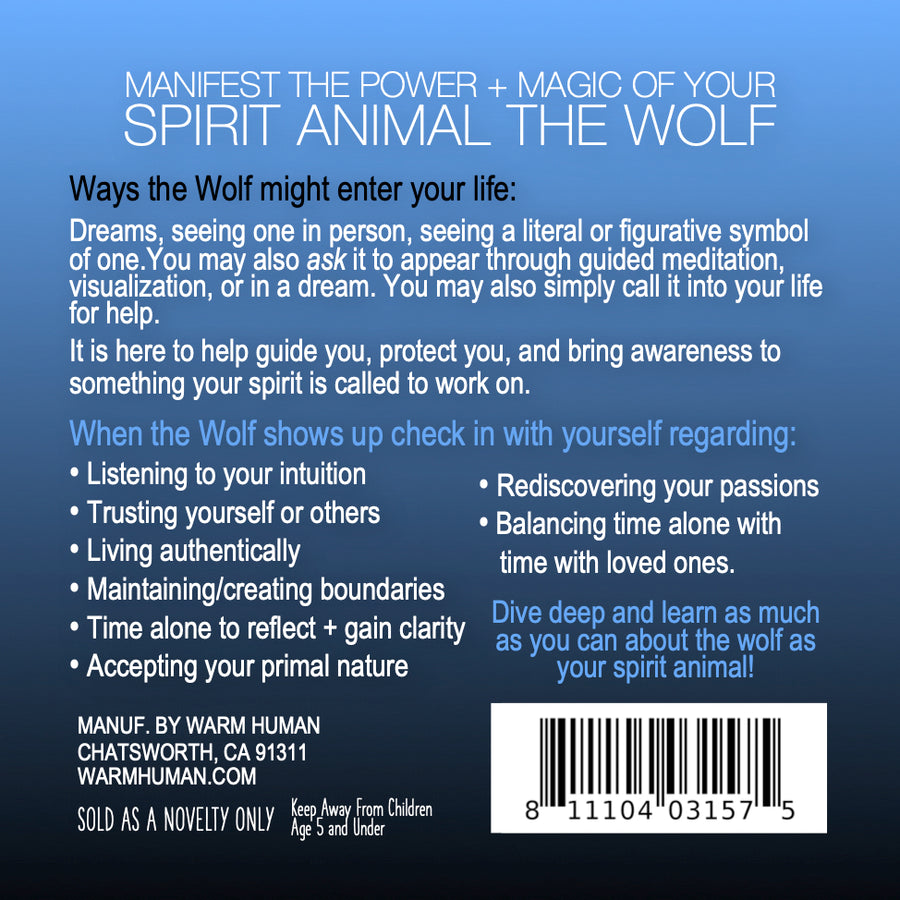 Manifest the Power + Magic of Your Spirit Animal : The Wolf