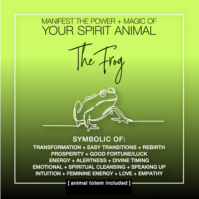 Manifest the Power + Magic of Your Spirit Animal : The Frog