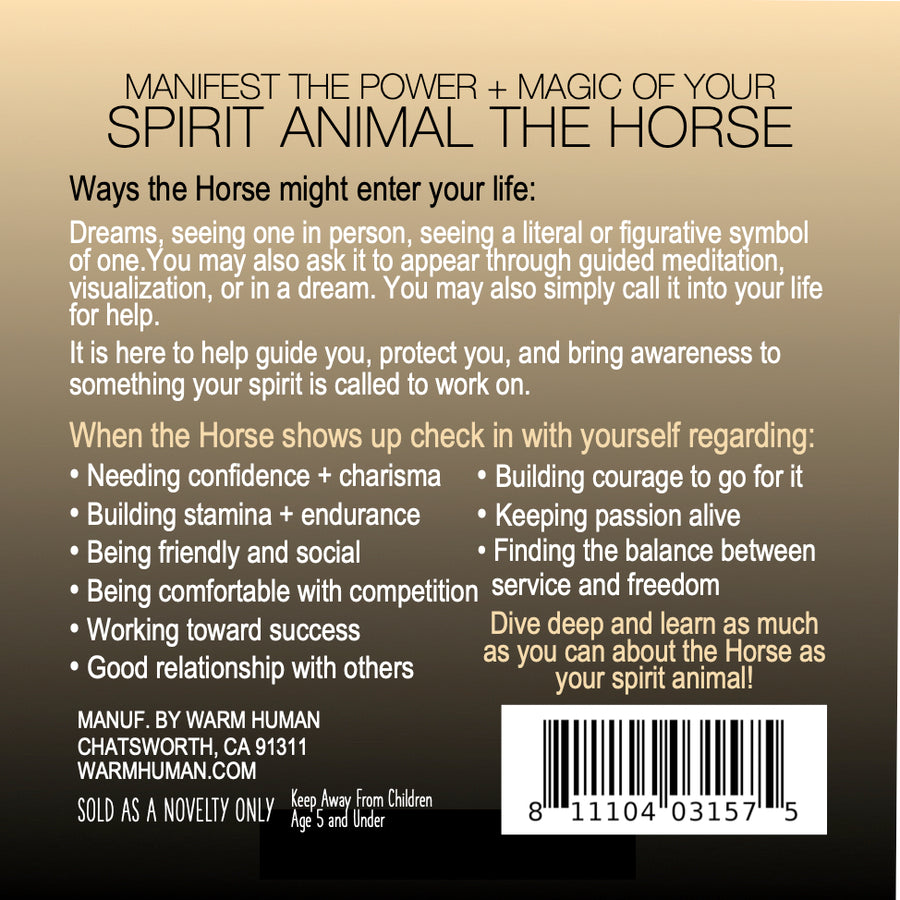 Manifest the Power + Magic of Your Spirit Animal : The Horse