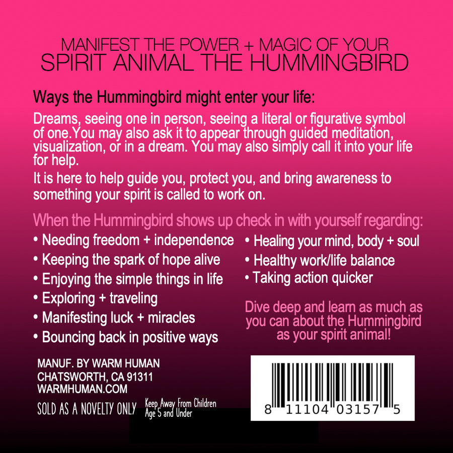 Manifest the Power + Magic of Your Spirit Animal : The Hummingbird