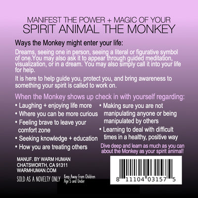 Manifest the Power + Magic of Your Spirit Animal : The Monkey