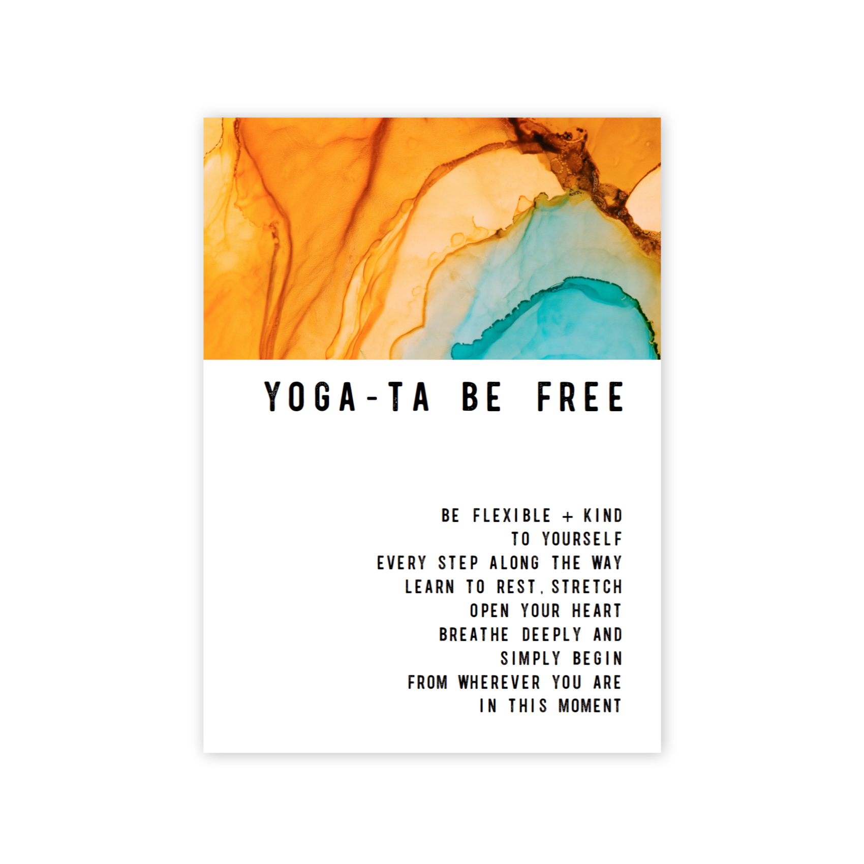 Yoga-ta Be Free Magnet