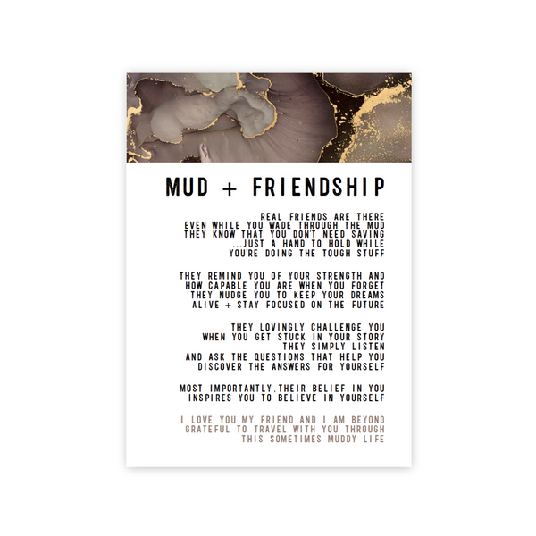 Mud + Friendship Greeting card Warm Human 8008809138