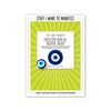 Stuff I Want To Manifest Greeting Card - Protection From All Negative Energy (evil eye)