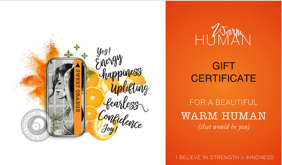 Gift Card for a Beautiful Warm Human