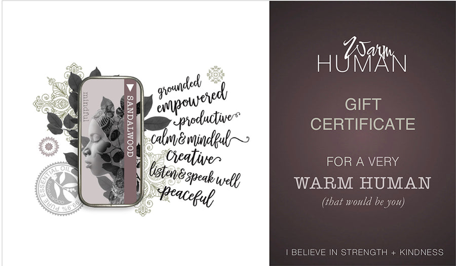 Gift Card for a very Warm Human