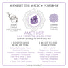 Manifest the Magic + Power of Your Crystal Purple Amethyst