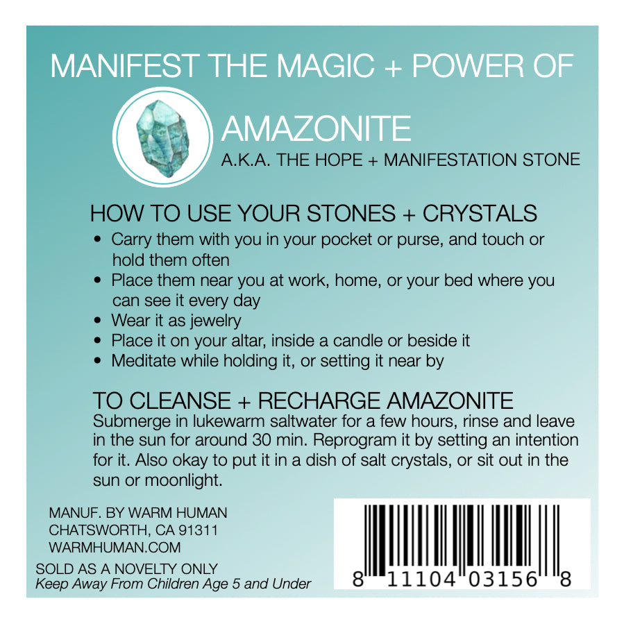 Manifest the Magic + Power of Your Crystal Amazonite