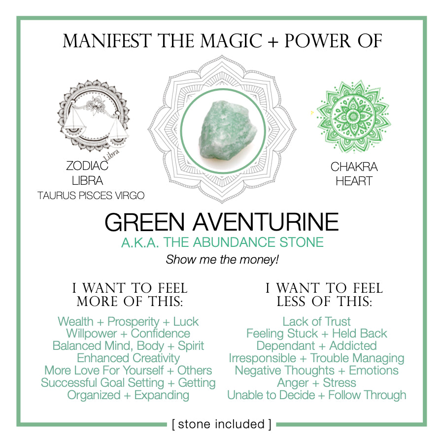 Manifest the Magic + Power of Your Crystal Green Aventurine