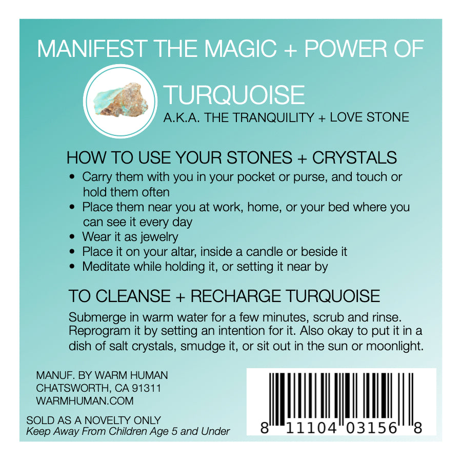 Manifest the Magic + Power of Your Crystal Turquoise