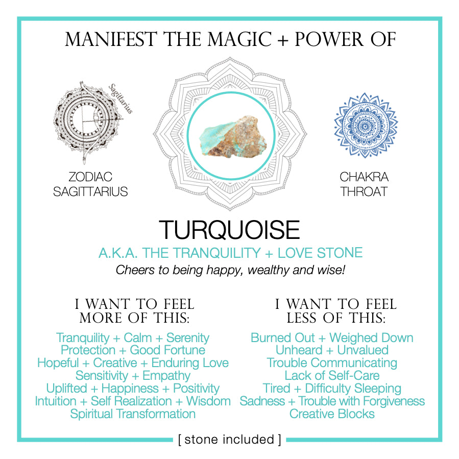 Manifest the Magic + Power of Your Crystal Turquoise