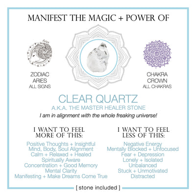 Manifest the Magic + Power of Your Crystal Clear Quartz