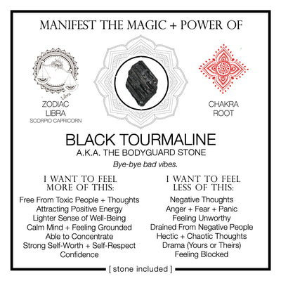 Manifest the Magic + Power of Your Crystal Black Tourmaline