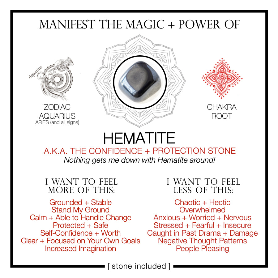 Manifest the Magic + Power of Your Crystal Hematite
