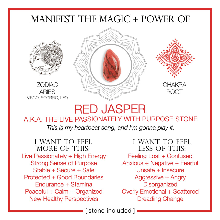 Manifest the Magic + Power of Your Crystal Red Jasper