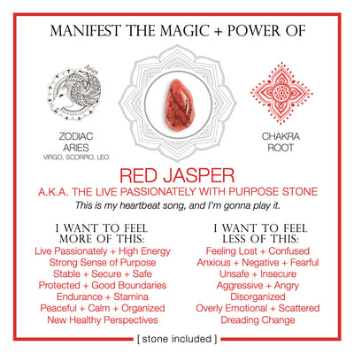 Manifest the Magic + Power of Your Crystal Red Jasper