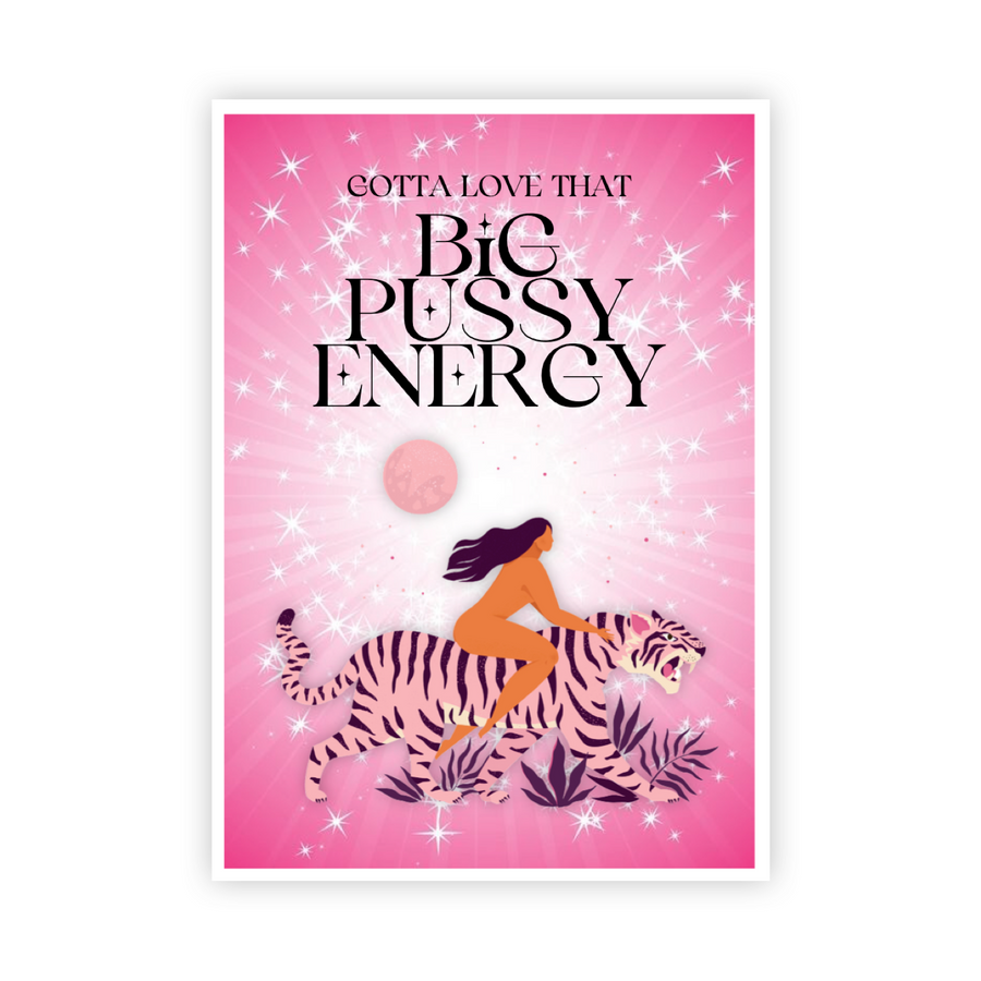Adults Only Greeting Card - Big Pussy Energy