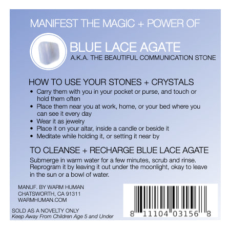 Manifest the Magic + Power of Your Crystal Blue Lace Agate