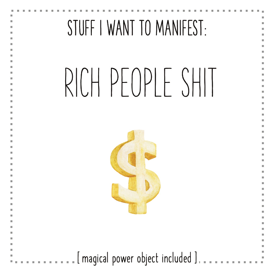 Stuff I Want To Manifest : Rich People Shit