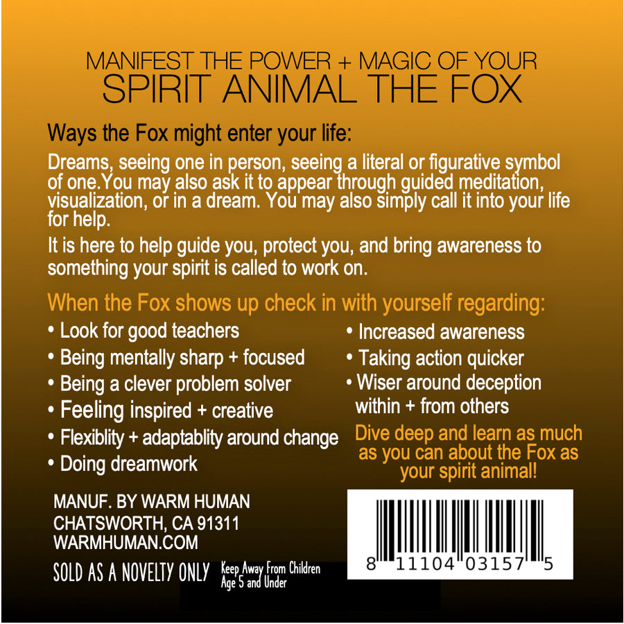 Manifest the Power + Magic of Your Spirit Animal : The Fox