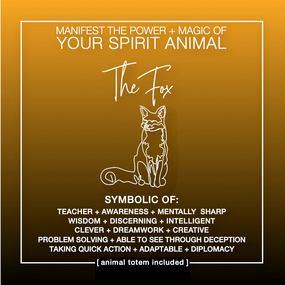 Manifest the Power + Magic of Your Spirit Animal : The Fox - Warm Human  800-880-9138