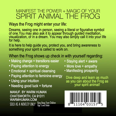 Manifest the Power + Magic of Your Spirit Animal : The Frog