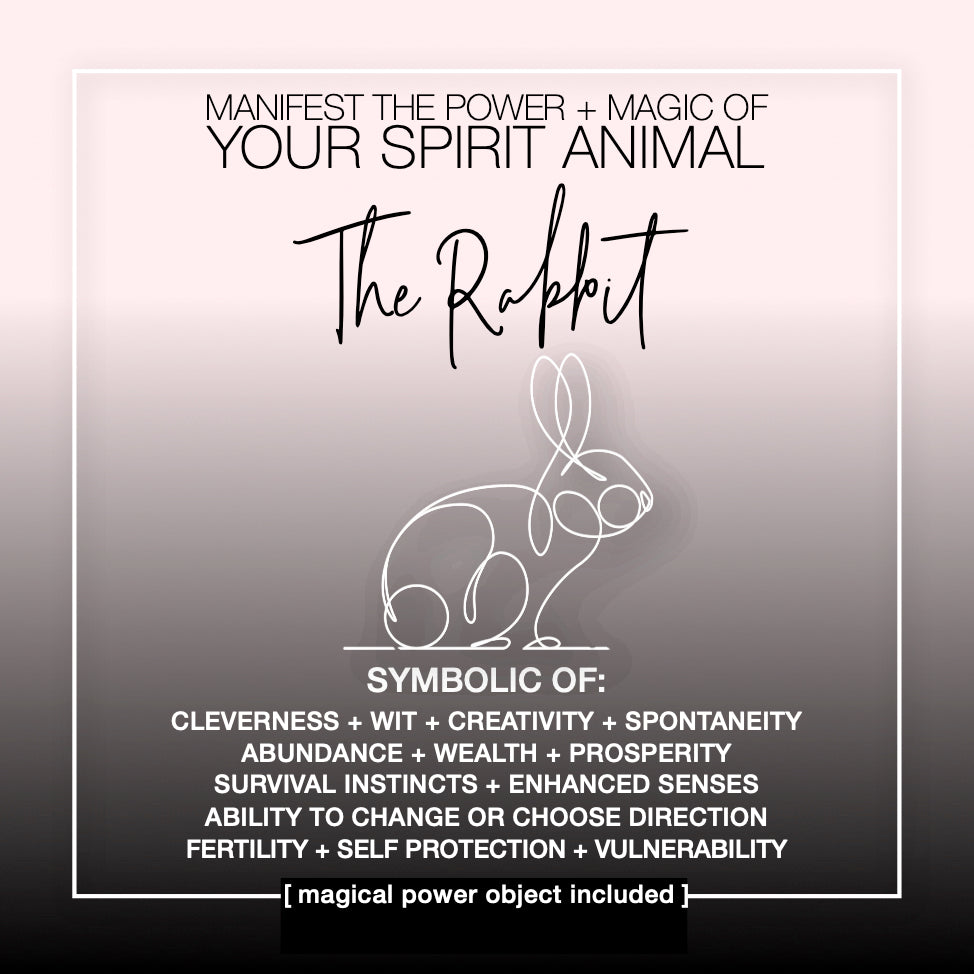 Manifest the Power + Magic of Your Spirit Animal : The Rabbit