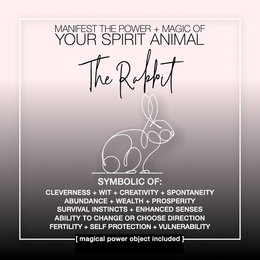 Manifest the Power + Magic of Your Spirit Animal : The Rabbit