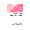 I Love Your Beautiful Heart Greeting card
