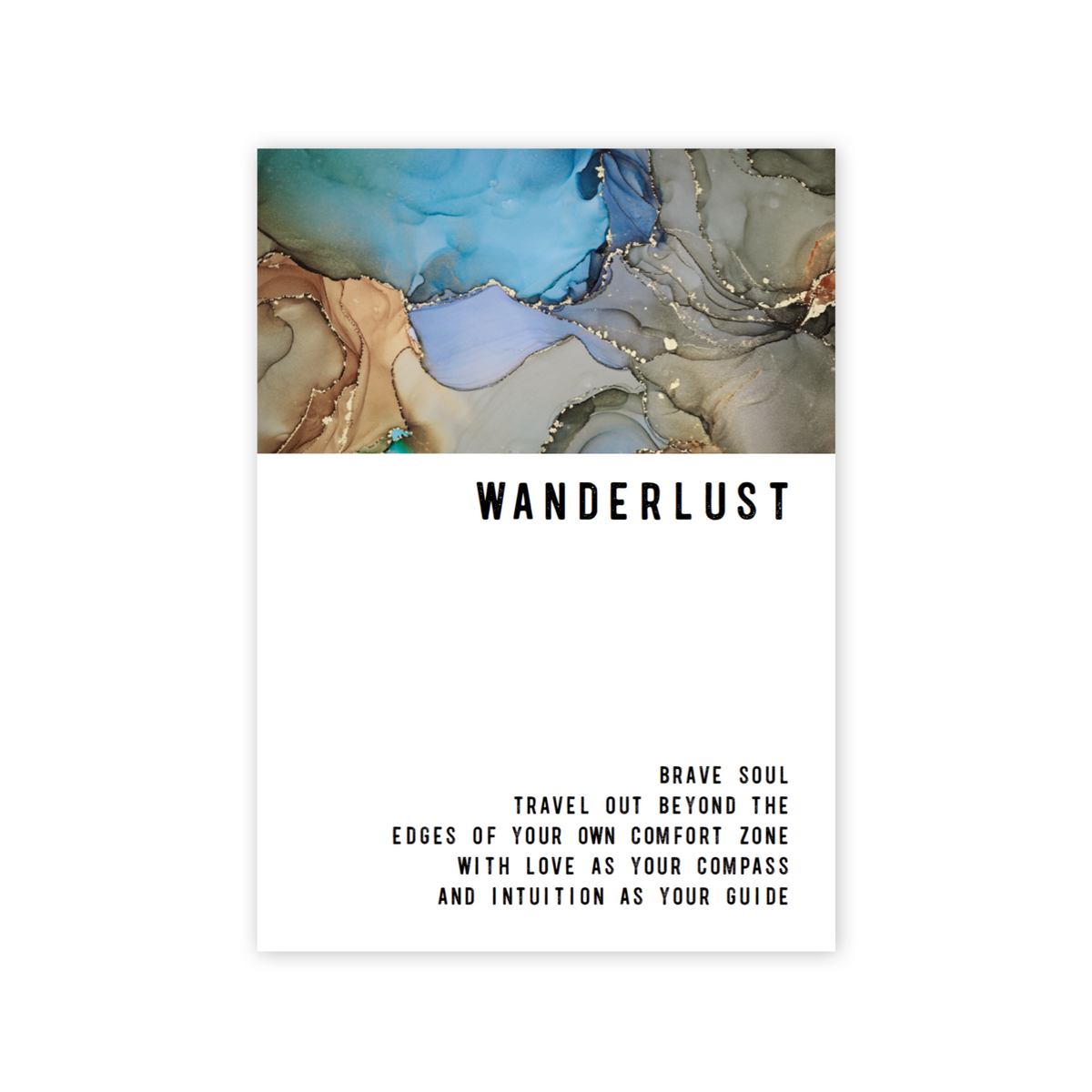 Wanderlust Greeting card