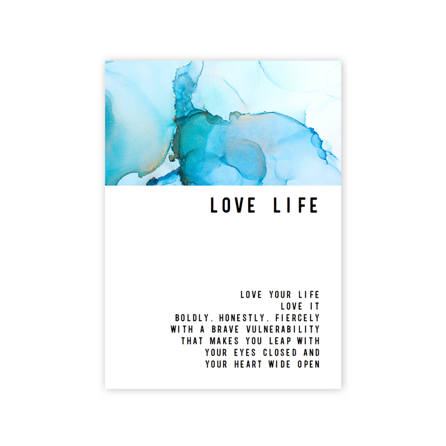 Love Life Greeting card