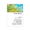 Stay Wild Greeting card