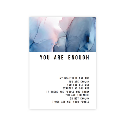 You Are Enough Greeting card