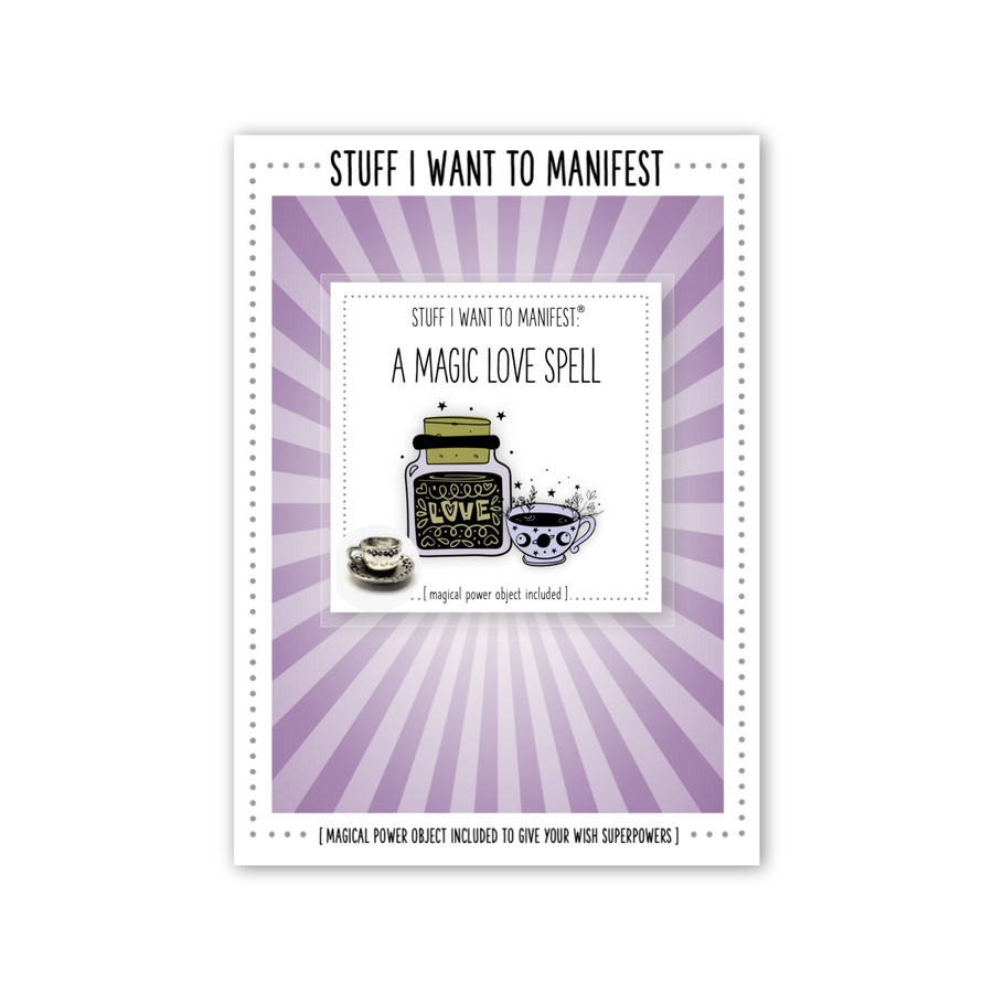 Stuff I Want To Manifest Greeting Card - A Magic Love Spell