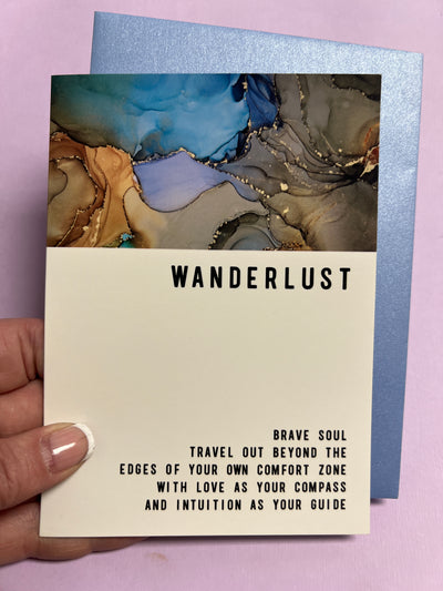 Wanderlust Greeting card