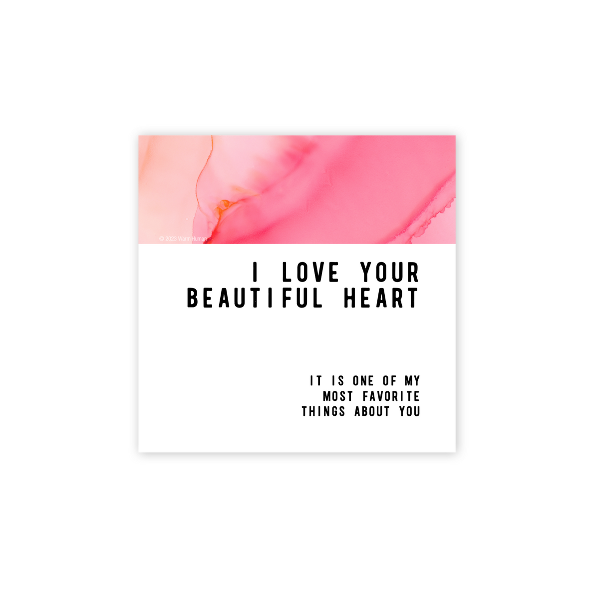 I Love Your Beautiful Heart Magnet