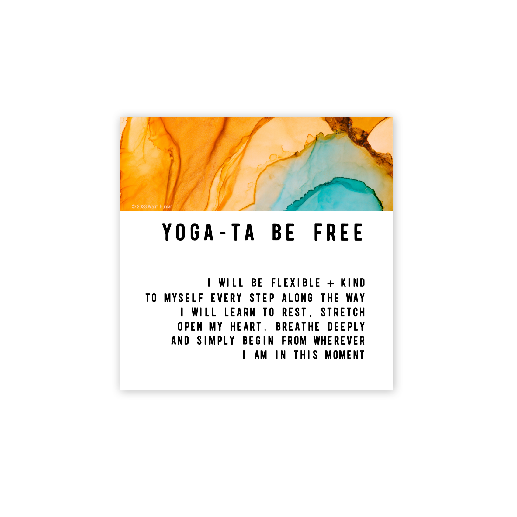 Yoga Stickers - Free people Stickers