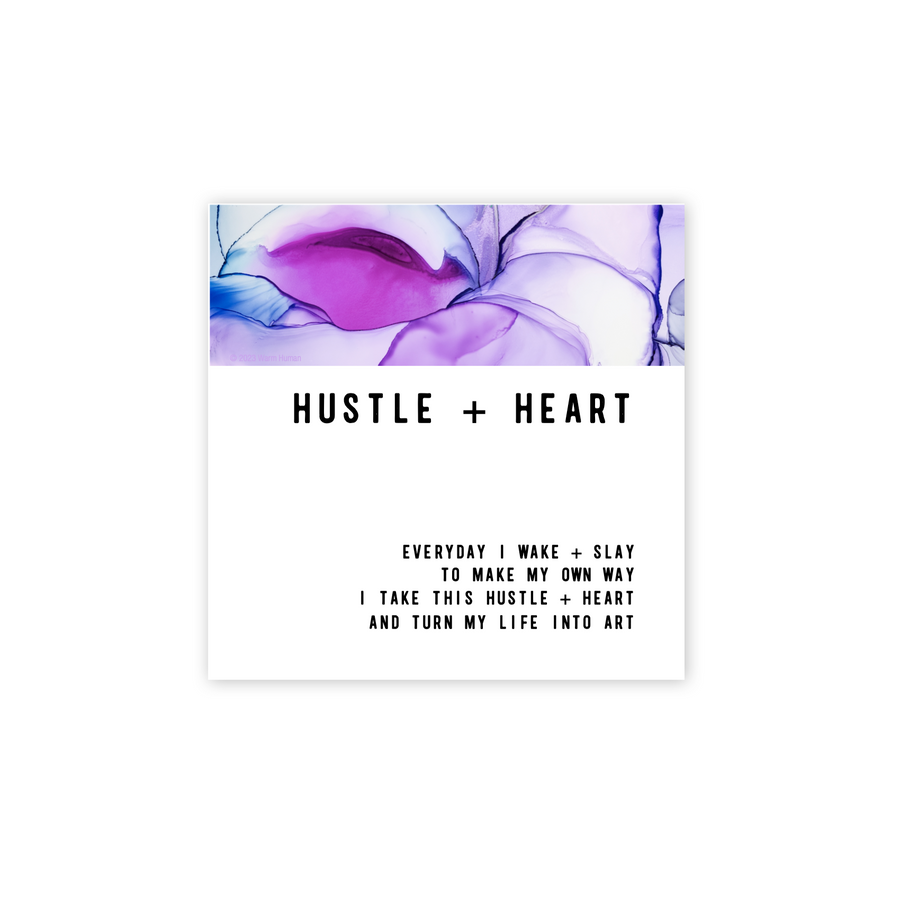 Hustle + Heart Magnet