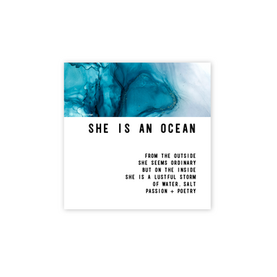 She Is An Ocean Magnet