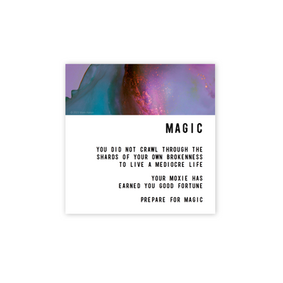 Magic - 3.5" x 3.5" Magnet