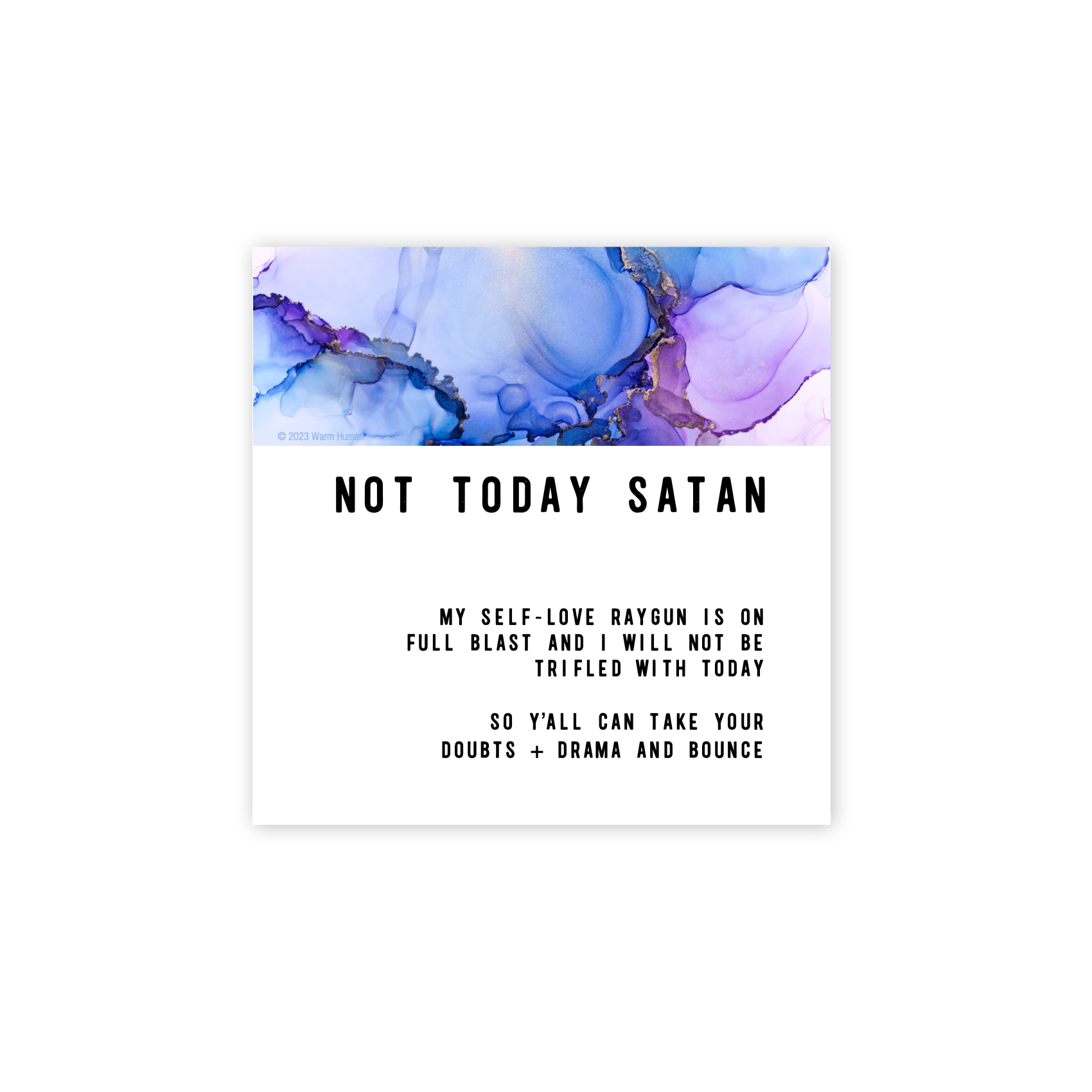 Not Today Satan, Not Today Magnet