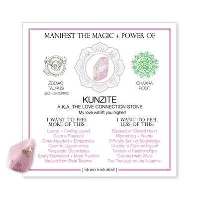 Manifest the Magic + Power of Your Crystal Kunzite