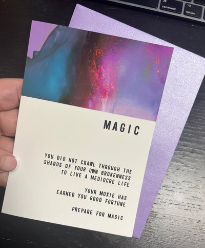 Magic Greeting card