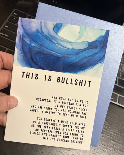 This Is Bullshit Greeting card