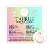Zodiac Superpowers Mini Card + Charm - Taurus